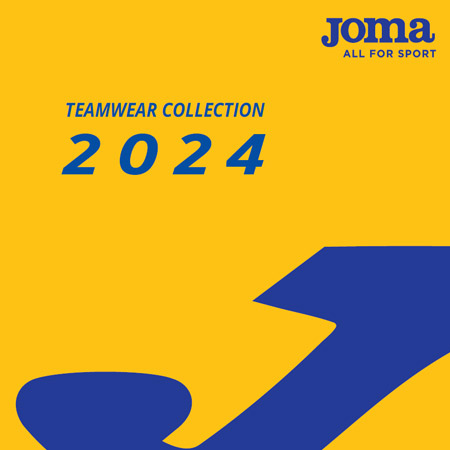 ПОЛНЫЙ КАТАЛОГ. Форма для команд, спортивная одежда и аксессуары JOMA 2024